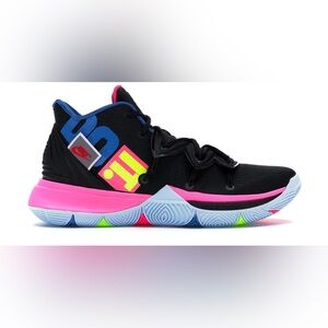Nike Kyrie 5 Just Do It Sneakers Black Boys 6.5Y